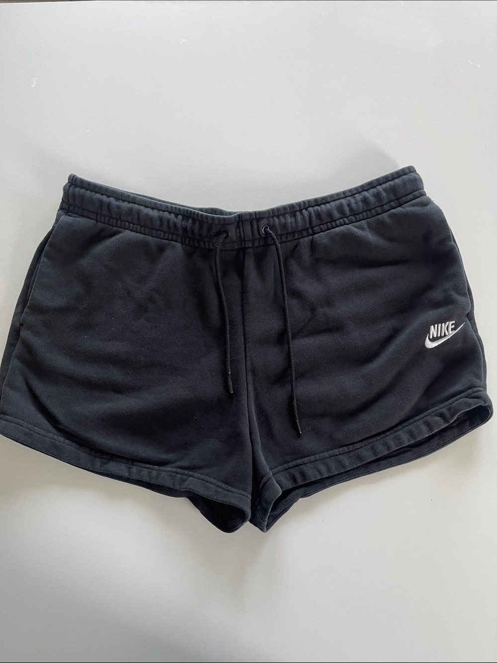 Nike Women's Black Athletic Drawstring Shorts